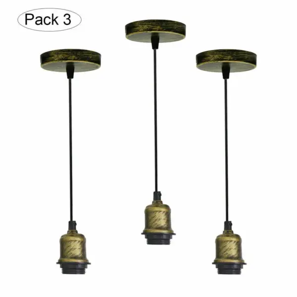 Vintage hanging Pendant light with Socket Lamp Holder~1122 - Image 7