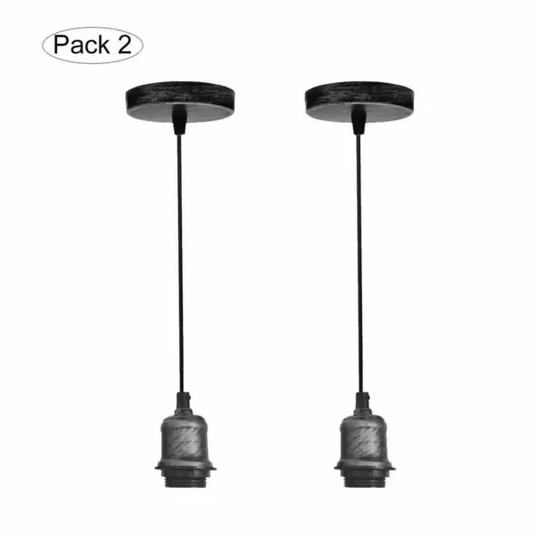 Vintage hanging Pendant light with Socket Lamp Holder~1122 - Image 12