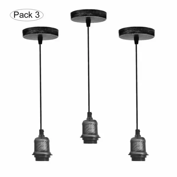 Vintage hanging Pendant light with Socket Lamp Holder~1122 - Image 13