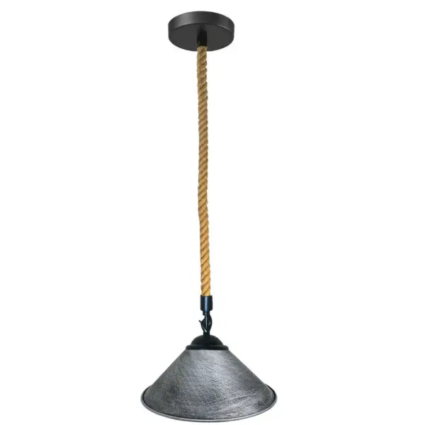 Cone Shade Hanging Rope Lamps ~1114 - Image 12
