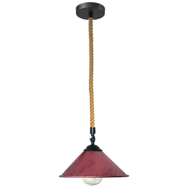 Cone Shade Hanging Rope Lamps ~1114 - Image 16