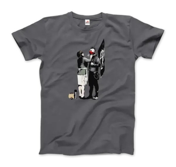 Banksy Anarchist Punk And His Mother Artwork T-Shirt