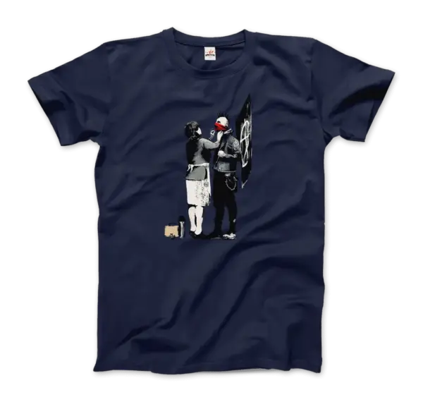 Banksy Anarchist Punk And His Mother Artwork T-Shirt - Image 6