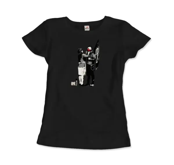 Banksy Anarchist Punk And His Mother Artwork T-Shirt - Image 8