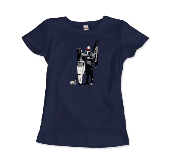 Banksy Anarchist Punk And His Mother Artwork T-Shirt - Image 14