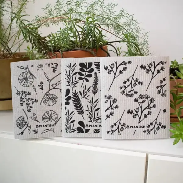 Healing Herbs - Swedish Sponge Cloth Set - Image 2