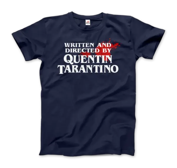 Written and Directed by Quentin Tarantino (Bloodstained) T-Shirt - Image 12