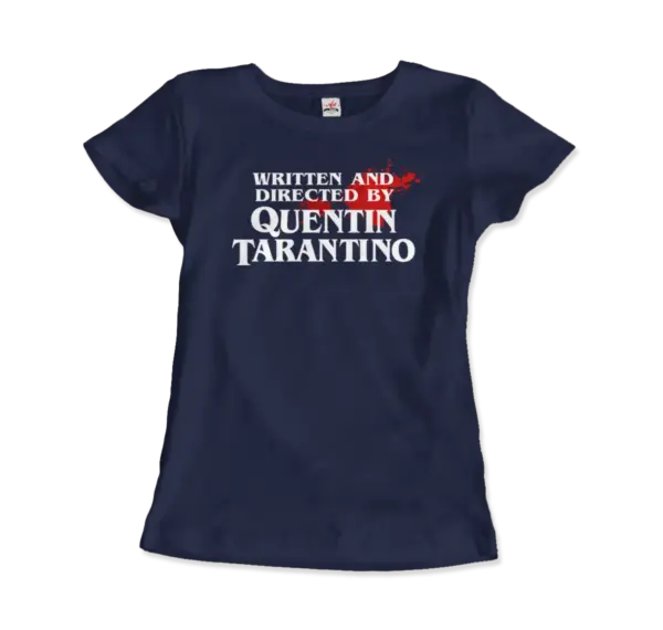 Written and Directed by Quentin Tarantino (Bloodstained) T-Shirt - Image 21