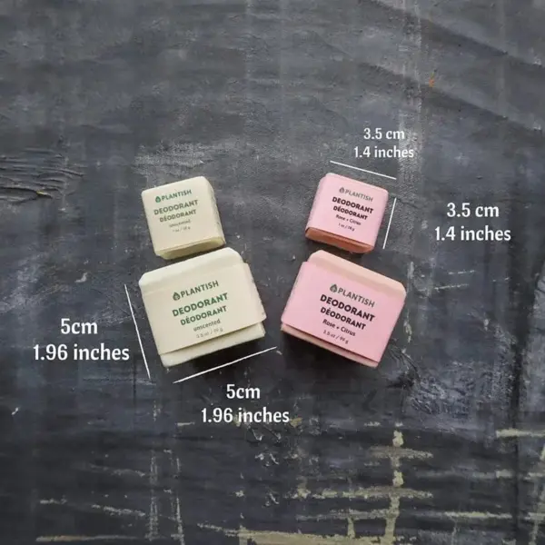 Zero Waste Deodorant Bar - Rose & Citrus - Image 3