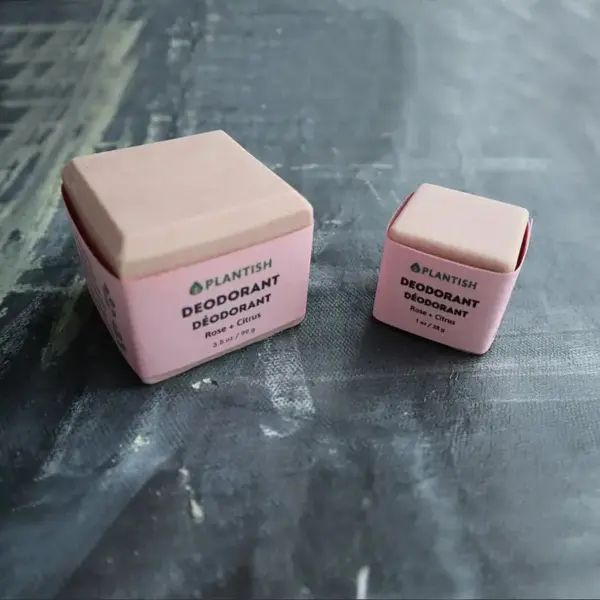 Zero Waste Deodorant Bar - Rose & Citrus - Image 4