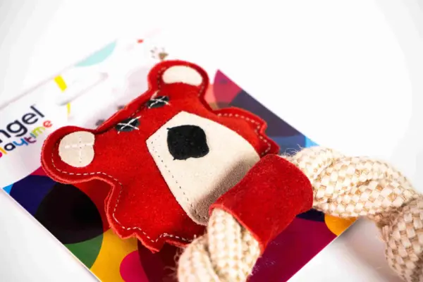 Bear & Rope Natural Dog Toy - Image 6