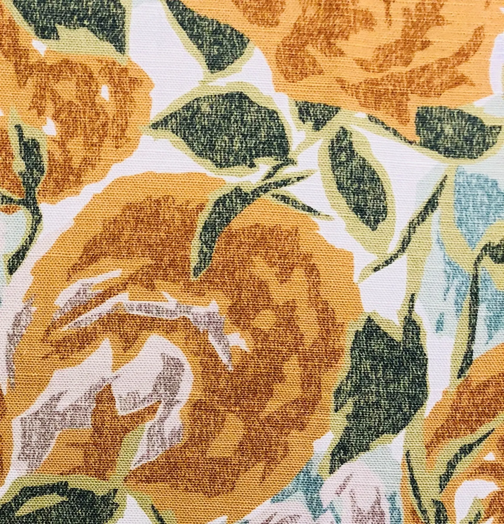 Dahlia Jardin Floral Brown and Green Luxury Throw Pilow - Image 3