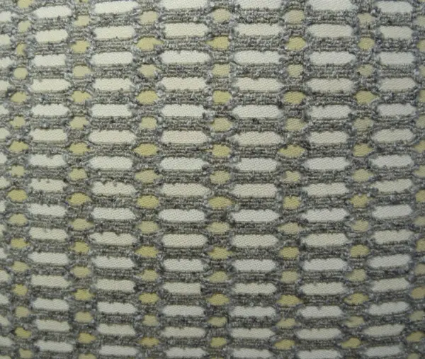 Trivoli Circle Gray and Cream Handmade Luxury Pillow - Image 3