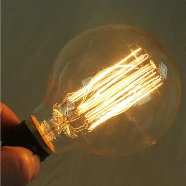 E26 G95 60W Vintage Retro Industrial Filament Dimmable Bulb~1049 - Image 4