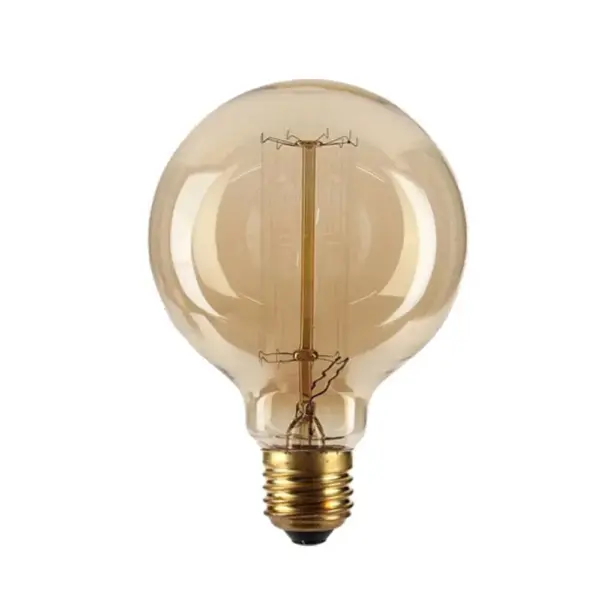 E26 G95 60W Vintage Retro Industrial Filament Dimmable Bulb~1049 - Image 9