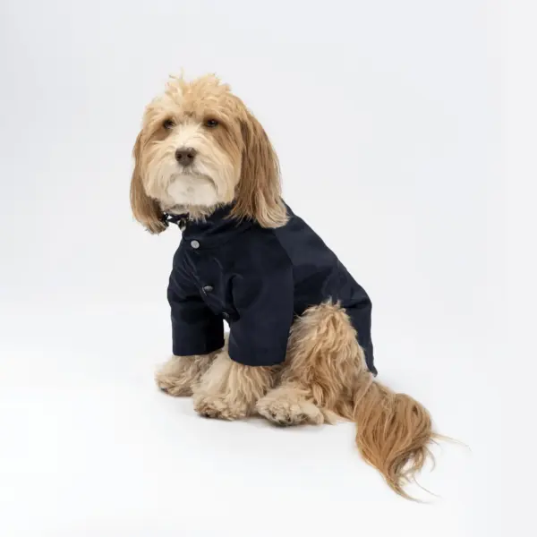 Jean-Paul Dog Raincoat High Neck Waterproof Jacket with Adjustable Collar & Poop Bag Dispenser