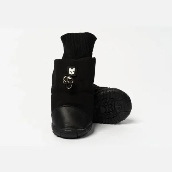 Morgan Adjustable Dog Boots Black | Weather-Resistant & Anti-Slip Paw Protection