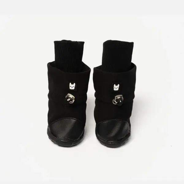 Morgan Adjustable Dog Boots Black | Weather-Resistant & Anti-Slip Paw Protection - Image 2