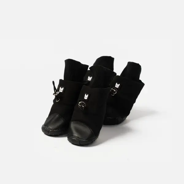 Morgan Adjustable Dog Boots Black | Weather-Resistant & Anti-Slip Paw Protection - Image 3