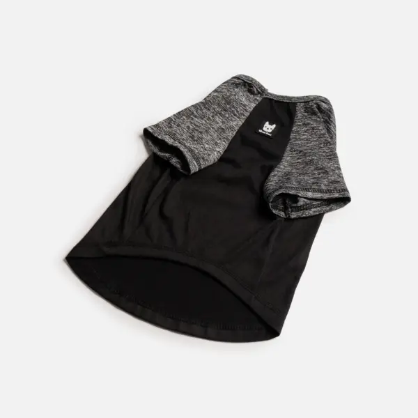 Urban Fit Dog Tee Black Athletic T-Shirt with Pocket & Raglan Sleeves - Image 4