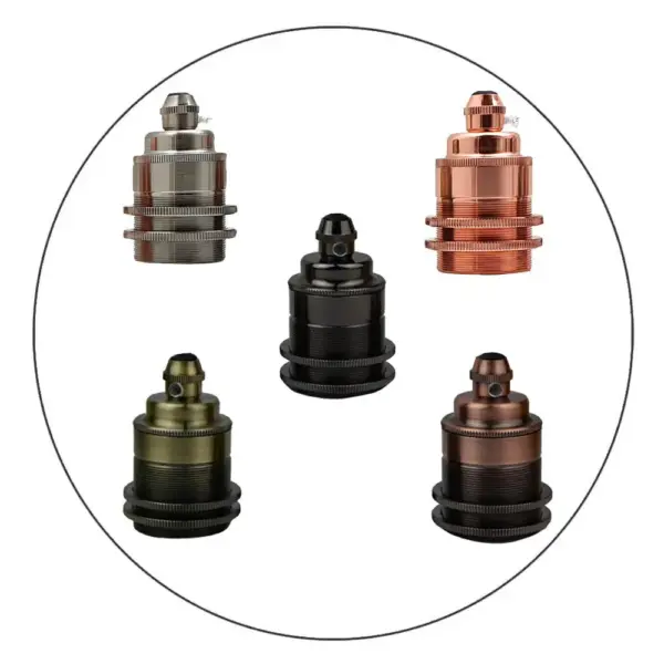 E26 Edison Screw Cap Socket Fitting Pendant Ceiling Light Lamp Bulb Holder~1233