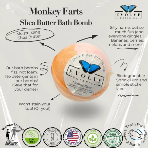 Bath Bomb - Monkey Farts - Image 2