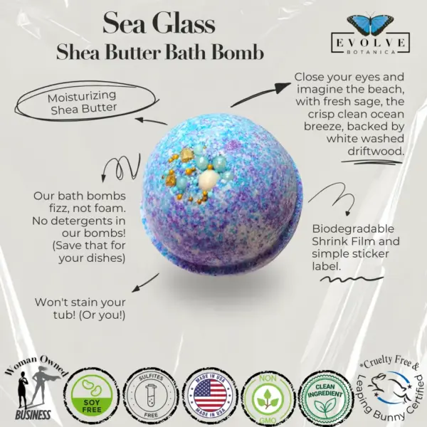 Bath Bomb - Sea Glass - Image 2