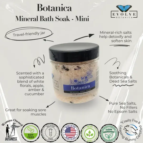 Mineral Soak - Botanica (Bath Salt) Mini - Image 2