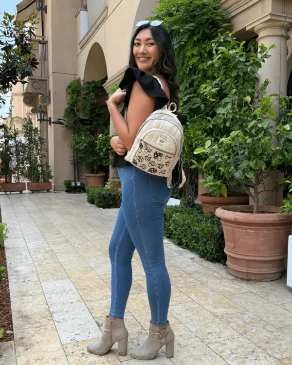 Kathmandu Collection Mini Hemp Mushroom Backpack - Image 5