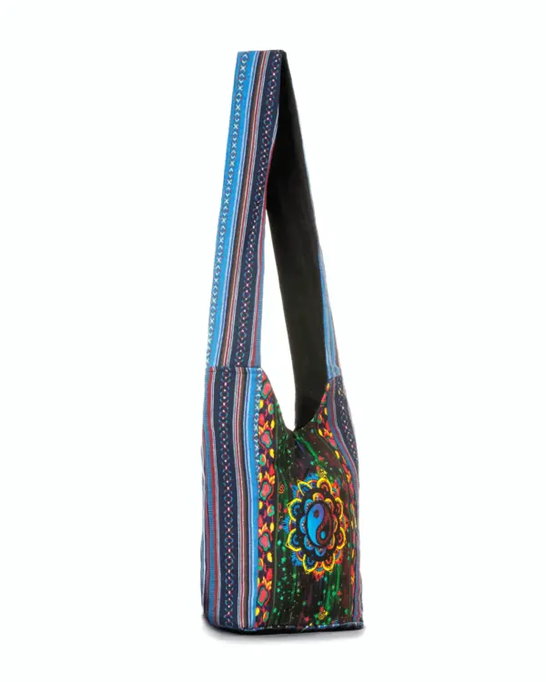 Kathmandu Collection Yin Yang Print Hobo Bag - Image 2