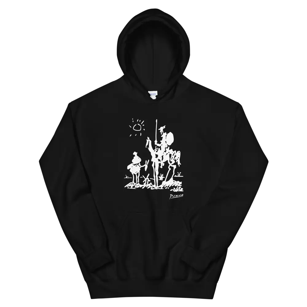 Pablo Picasso Don Quixote of La Mancha 1955 Artwork Unisex Hoodie - Image 2