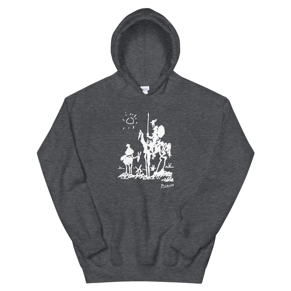 Pablo Picasso Don Quixote of La Mancha 1955 Artwork Unisex Hoodie - Image 3