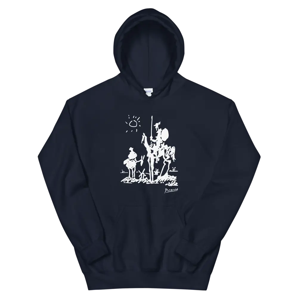 Pablo Picasso Don Quixote of La Mancha 1955 Artwork Unisex Hoodie - Image 4