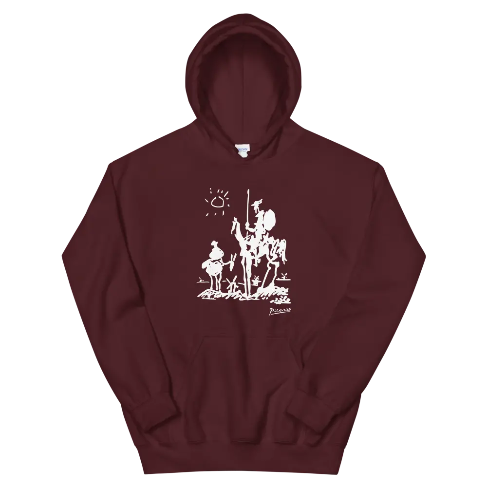 Pablo Picasso Don Quixote of La Mancha 1955 Artwork Unisex Hoodie - Image 5