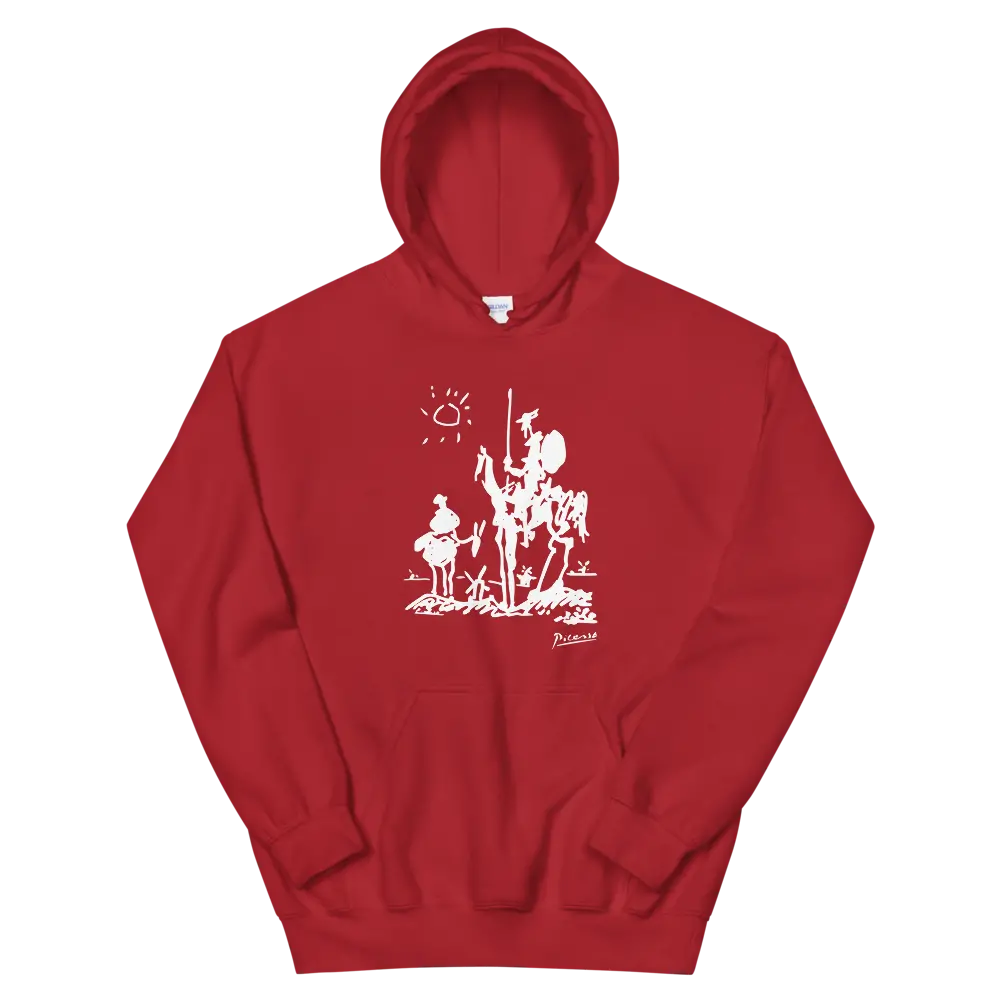 Pablo Picasso Don Quixote of La Mancha 1955 Artwork Unisex Hoodie - Image 6