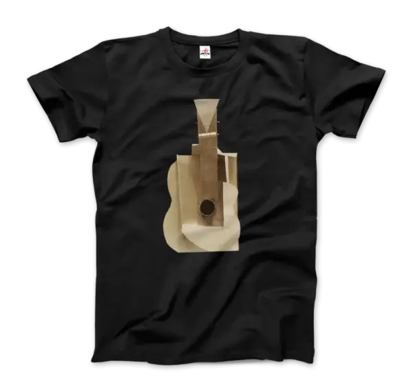 Pablo Picasso Guitar Sculpture 1912 Artwork T-Shirt - Image 2