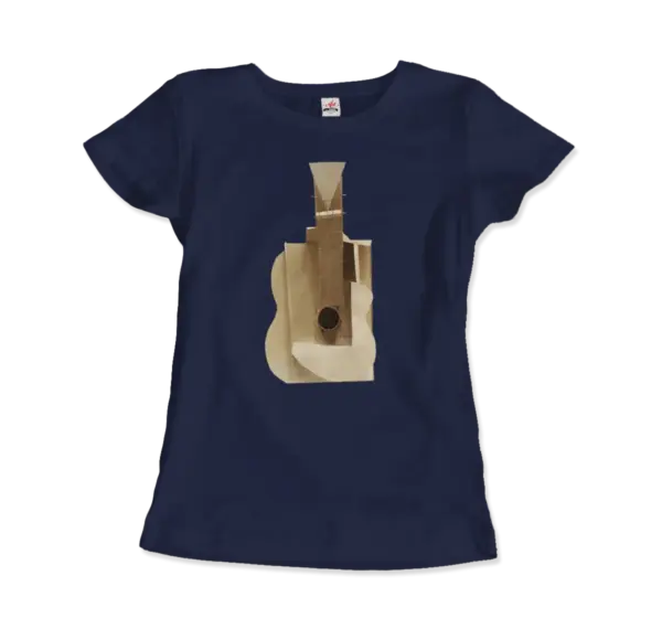 Pablo Picasso Guitar Sculpture 1912 Artwork T-Shirt - Image 7