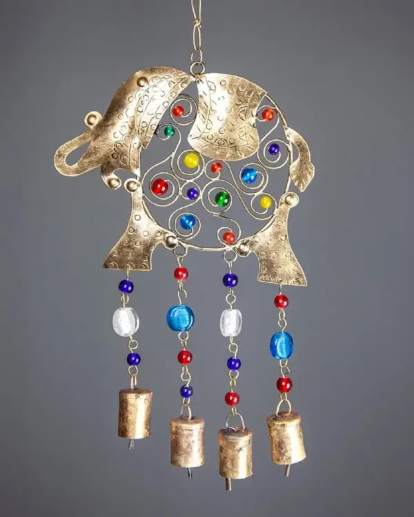 Beaded Elephant Chime - Image 2
