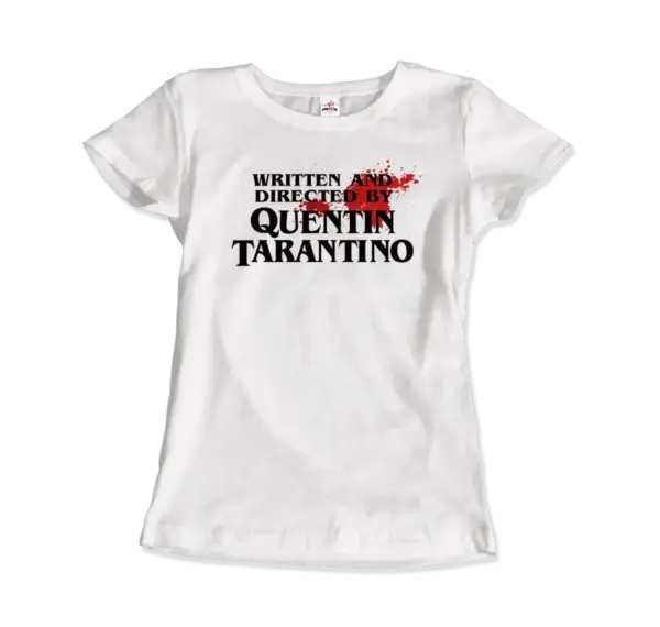 Written and Directed by Quentin Tarantino (Bloodstained) T-Shirt - Image 4