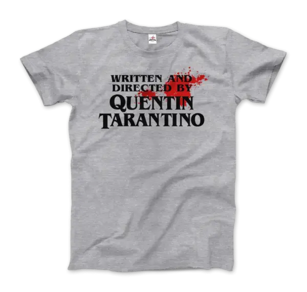 Written and Directed by Quentin Tarantino (Bloodstained) T-Shirt - Image 7