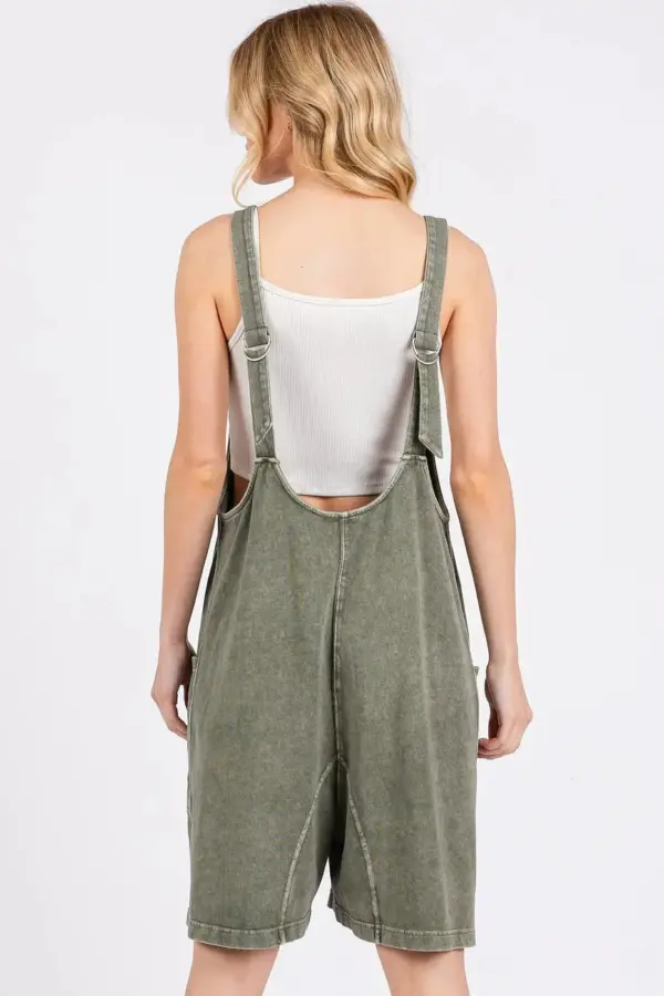 Mittoshop Low Scoop Neck Tank Washed French Terry Romper - Image 7