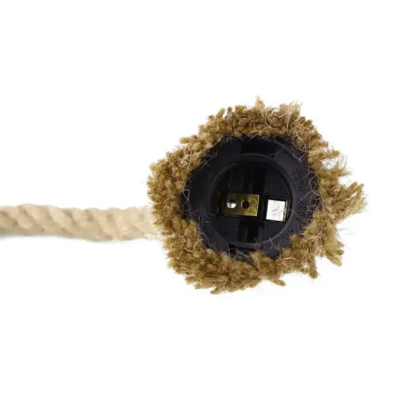 Industrial Twisted Rope Pendant Light holder~1225 - Image 11