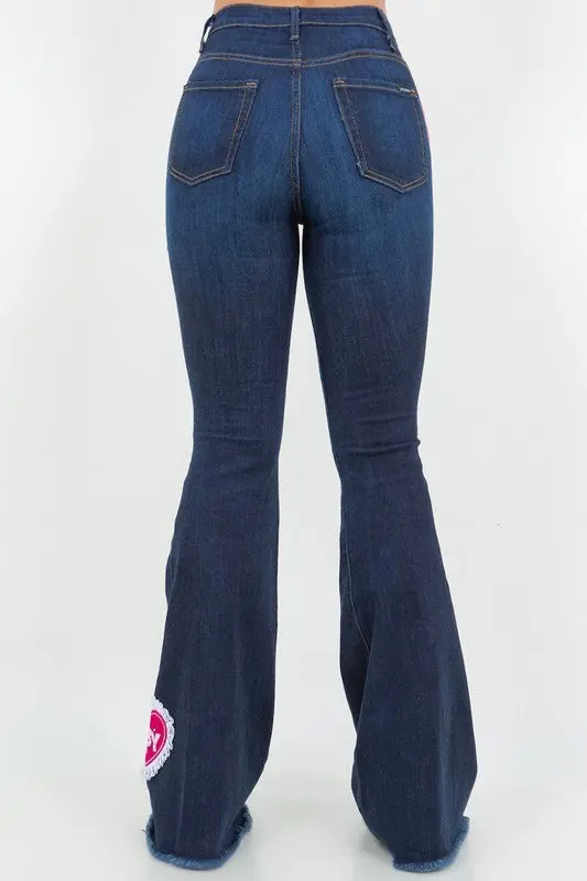 Sweet Heart Bell Bottom Jean- Inseam 32" - Image 4