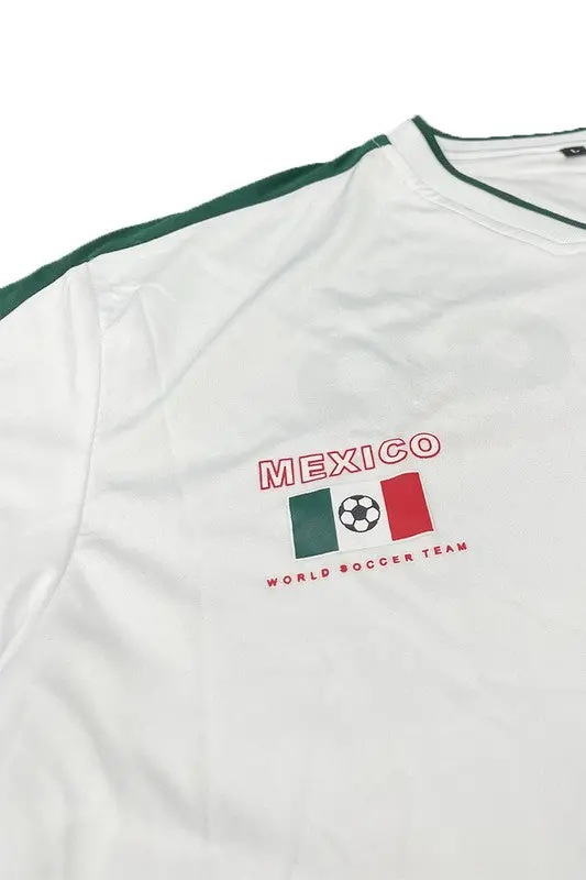 UNISEX MEXICO TEAM WORLD SOCCER JERSEYS TOP - Image 2