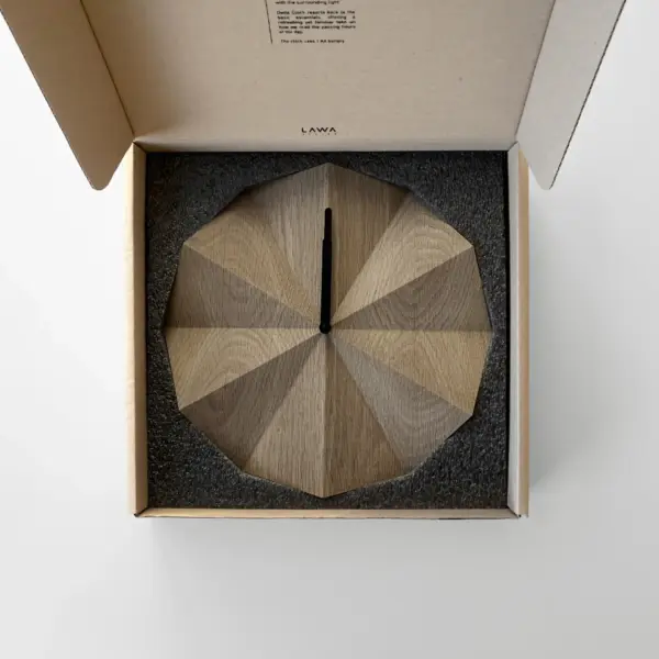 Delta Clock Smoked Oak - Image 9
