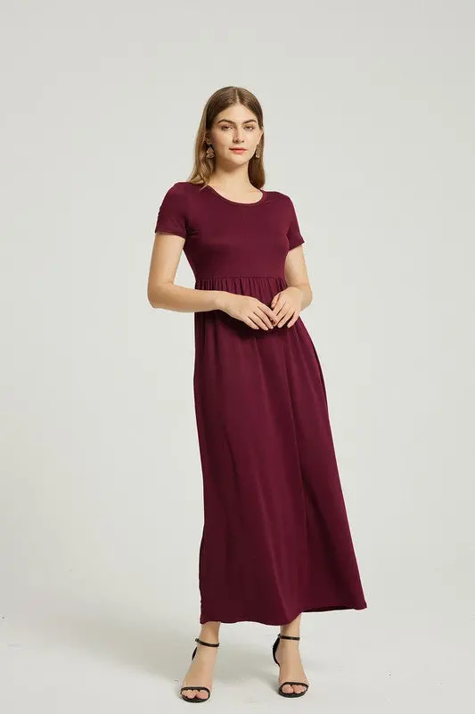 Women's Summer Casual Maxi Dress With Pocket - Image 5