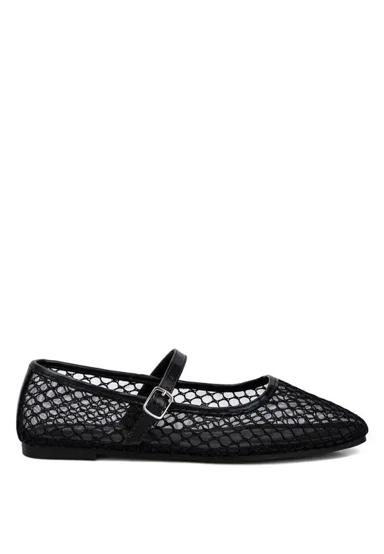 Averona Mesh Mary Jane Flats - Image 4