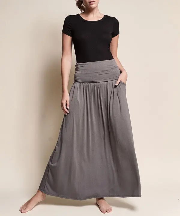 BAMBOO YOGA MAXI SKIRT - Image 5