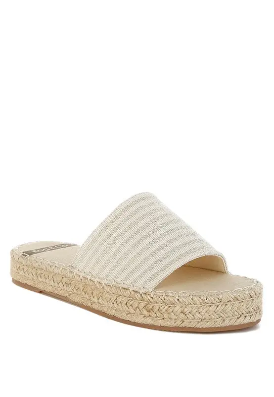Akara Canvas Espadrille Flatforms