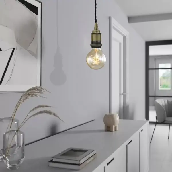 E26 Edison Screw Cap Socket Fitting Pendant Ceiling Light Lamp Bulb Holder~1233 - Image 17